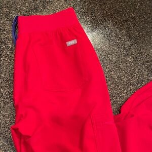 Figs Red Joggers